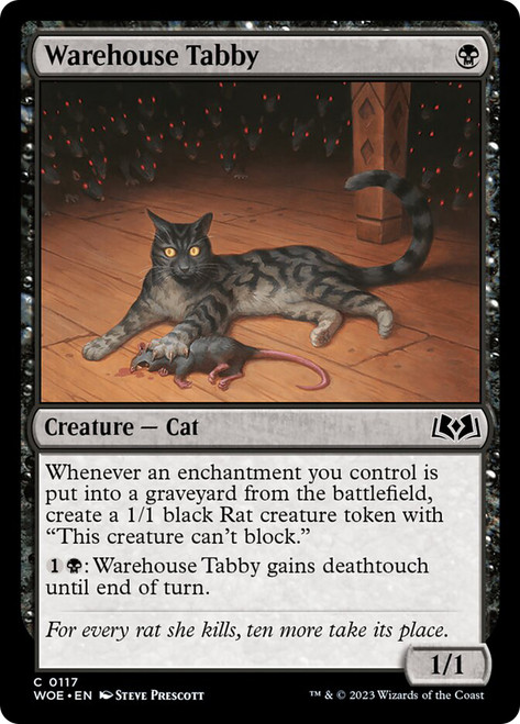 Warehouse Tabby\nWilds of Eldraine\nSingle\nMagic The Gathering