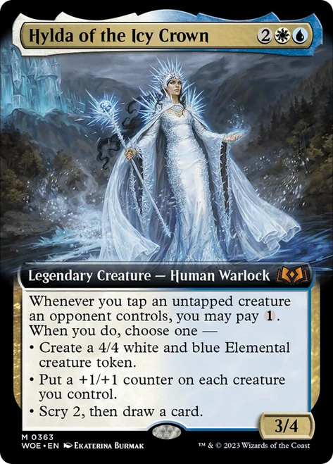 Hylda of the Icy Crown (Extended Art)\nWilds of Eldraine - Variants\nSingle\nMagic The Gathering