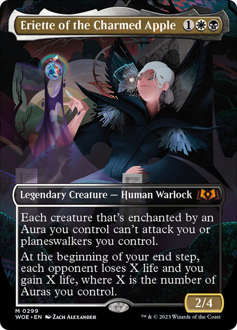 Eriette of the Charmed Apple (Borderless)\nWilds of Eldraine - Variants\nSingle\nMagic The Gathering
