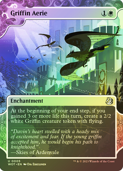 Griffin Aerie (#005)\nEnchanting Tales\nSingle\nMagic The Gathering