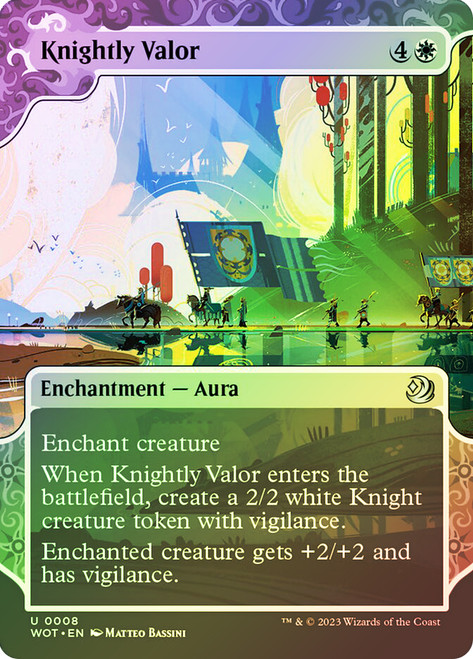 Knightly Valor (#008)\nEnchanting Tales\nSingle\nMagic The Gathering