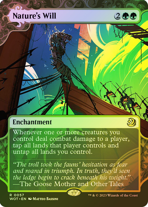 Nature's Will (#057)\nEnchanting Tales\nSingle\nMagic The Gathering