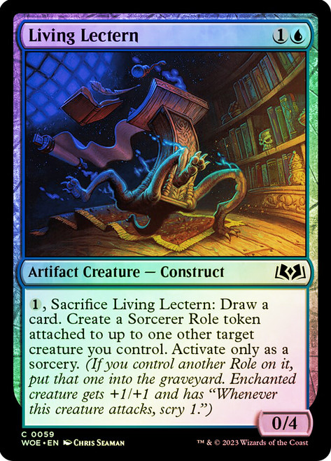 Living Lectern\nWilds of Eldraine\nSingle\nMagic The Gathering