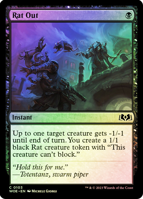Rat Out\nWilds of Eldraine\nSingle\nMagic The Gathering
