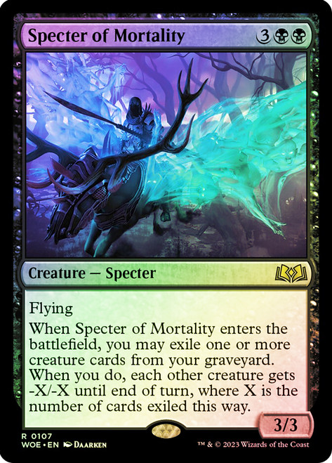 Specter of Mortality\nWilds of Eldraine\nSingle\nMagic The Gathering