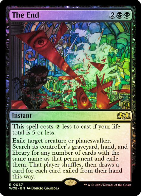 The End\nWilds of Eldraine\nSingle\nMagic The Gathering