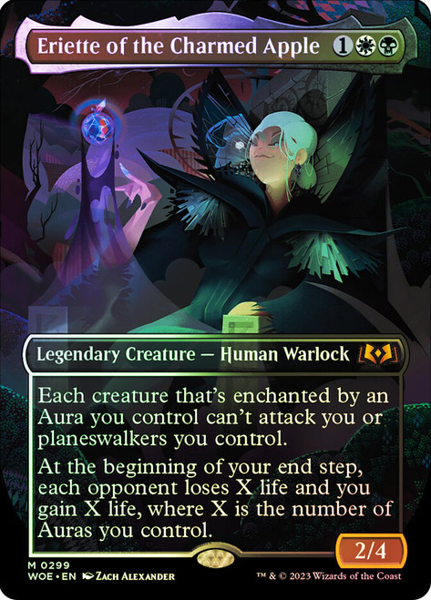 Eriette of the Charmed Apple (Borderless)\nWilds of Eldraine - Variants\nSingle\nMagic The Gathering