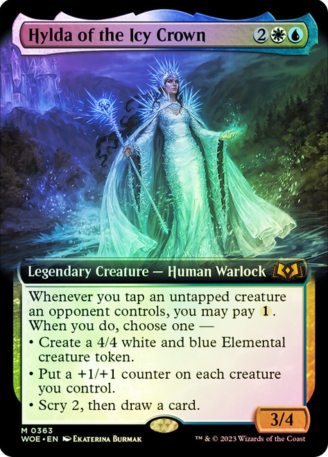 Hylda of the Icy Crown (Extended Art)\nWilds of Eldraine - Variants\nSingle\nMagic The Gathering