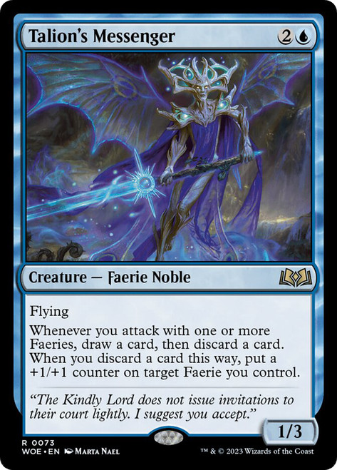 Talion's Messenger\nWilds of Eldraine\nSingle\nMagic The Gathering