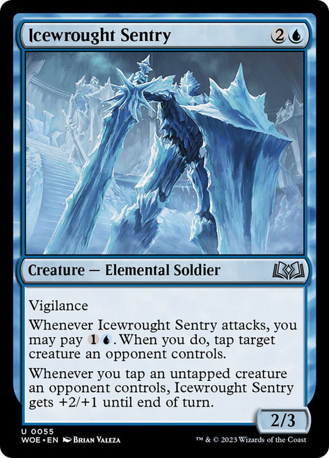 Icewrought Sentry\nWilds of Eldraine\nSingle\nMagic The Gathering