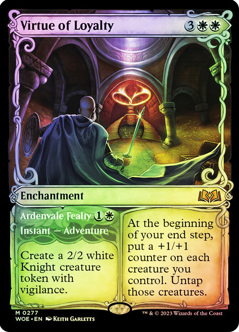 Virtue of Loyalty // Ardenvale Fealty | Wilds of Eldraine | Star