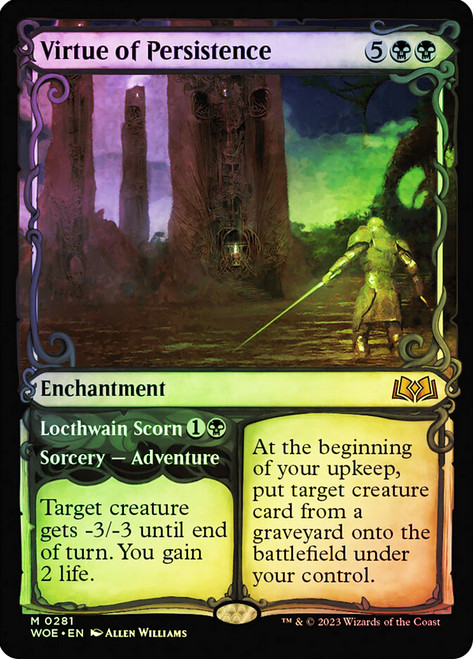 Virtue of Persistence // Locthwain Scorn | Wilds of Eldraine