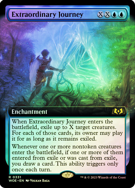 Extraordinary Journey (Extended Art)\nWilds of Eldraine - Variants\nSingle\nMagic The Gathering