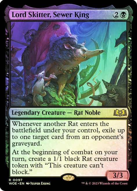 Lord Skitter, Sewer King\nWilds of Eldraine\nSingle\nMagic The Gathering