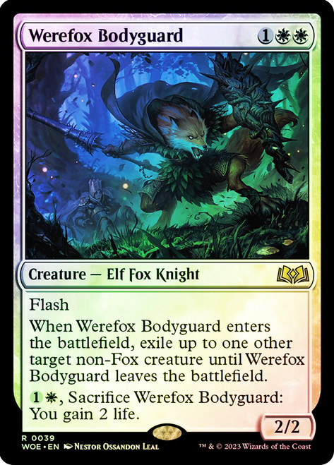 Werefox Bodyguard\nWilds of Eldraine\nSingle\nMagic The Gathering