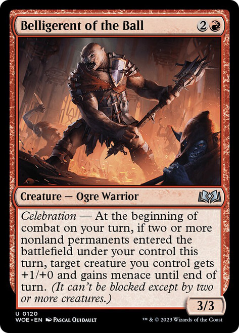 Belligerent of the Ball\nWilds of Eldraine\nSingle\nMagic The Gathering