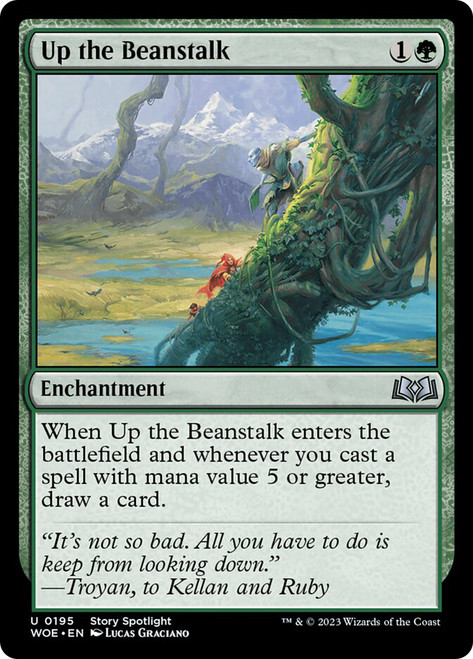 Up the Beanstalk\nWilds of Eldraine\nSingle\nMagic The Gathering