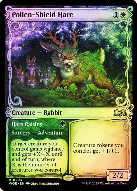 Pollen-Shield Hare // Hare Raising | Wilds of Eldraine | Star City