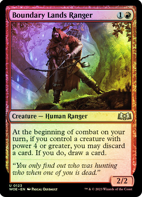 Boundary Lands Ranger\nWilds of Eldraine\nSingle\nMagic The Gathering