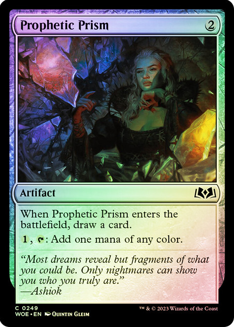 Prophetic Prism\nWilds of Eldraine\nSingle\nMagic The Gathering