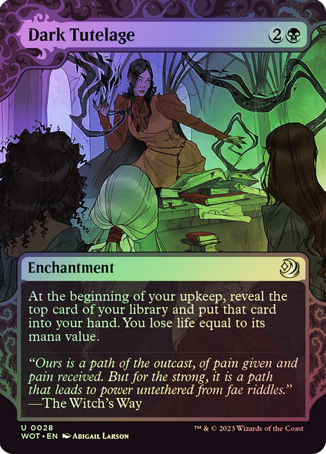 Dark Tutelage (#028)\nEnchanting Tales\nSingle\nMagic The Gathering