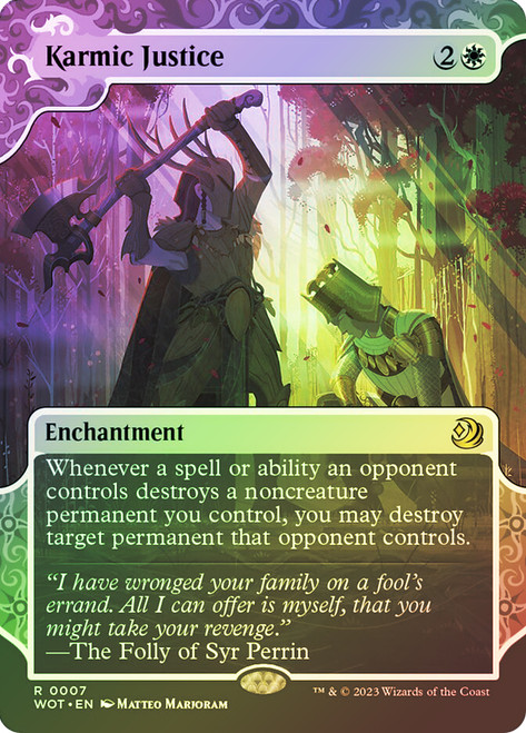 Karmic Justice (#007)\nEnchanting Tales\nSingle\nMagic The Gathering