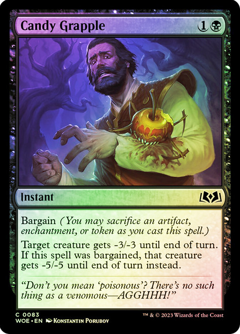 Candy Grapple\nWilds of Eldraine\nSingle\nMagic The Gathering