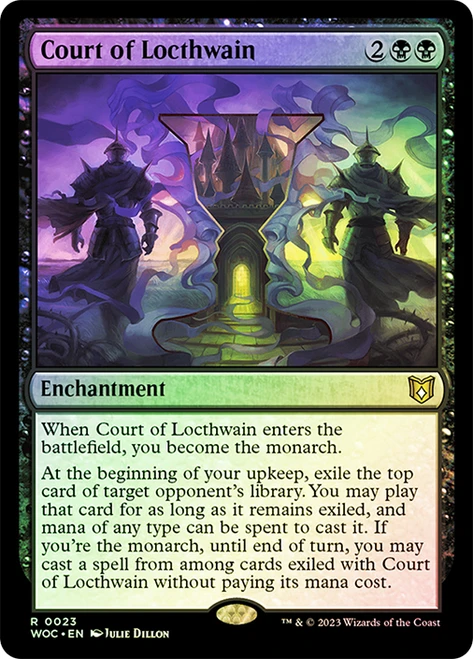 Court of Locthwain\nWilds of Eldraine Commander\nSingle\nMagic The Gathering
