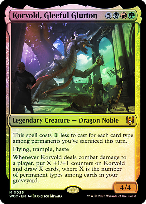 Korvold, Gleeful Glutton | Wilds of Eldraine Commander | Star City
