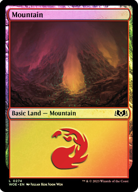 Mountain (#274)\nWilds of Eldraine\nSingle\nMagic The Gathering