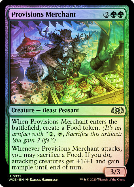 Provisions Merchant\nWilds of Eldraine\nSingle\nMagic The Gathering