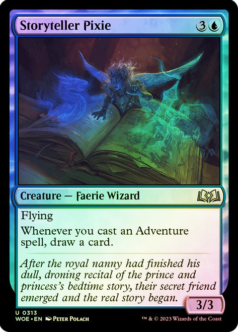 Storyteller Pixie\nWilds of Eldraine\nSingle\nMagic The Gathering