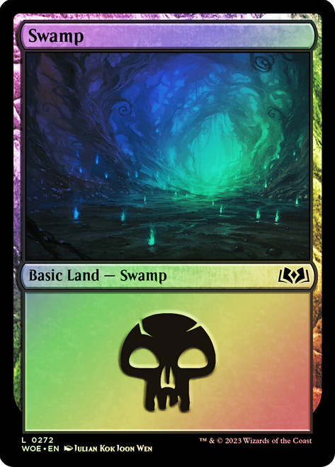 Swamp (#272)\nWilds of Eldraine\nSingle\nMagic The Gathering