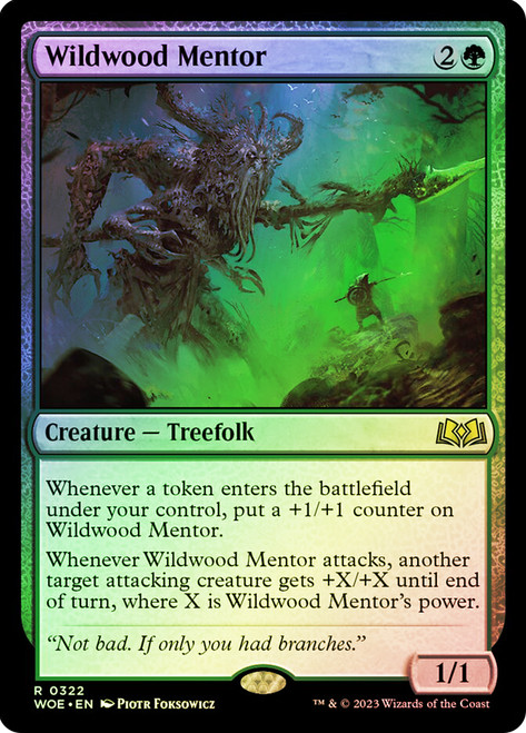 Wildwood Mentor\nWilds of Eldraine\nSingle\nMagic The Gathering