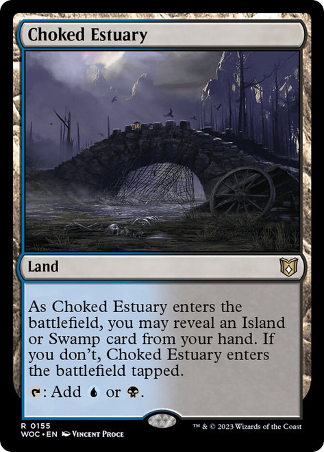 Choked Estuary\nWilds of Eldraine Commander\nSingle\nMagic The Gathering