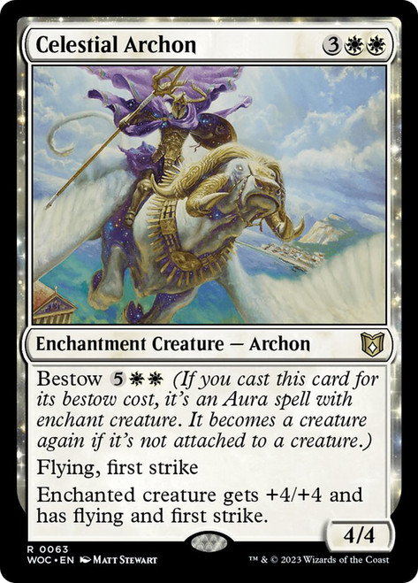 Celestial Archon\nWilds of Eldraine Commander\nSingle\nMagic The Gathering