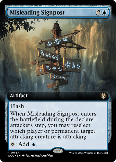 Misleading Signpost | Wilds of Eldraine Commander | Star City Games