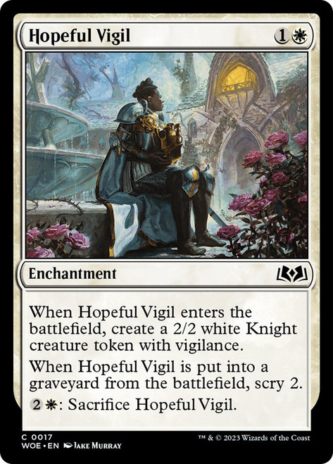 Hopeful Vigil\nWilds of Eldraine\nSingle\nMagic The Gathering
