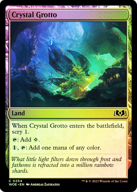 Crystal Grotto\nWilds of Eldraine\nSingle\nMagic The Gathering