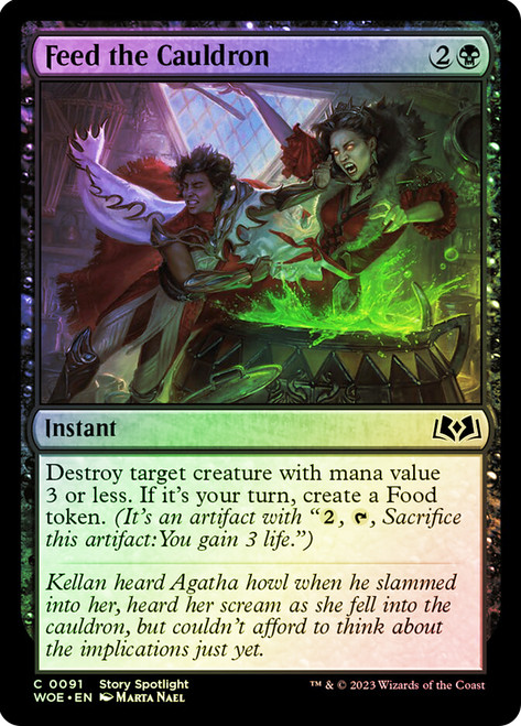 Feed the Cauldron\nWilds of Eldraine\nSingle\nMagic The Gathering