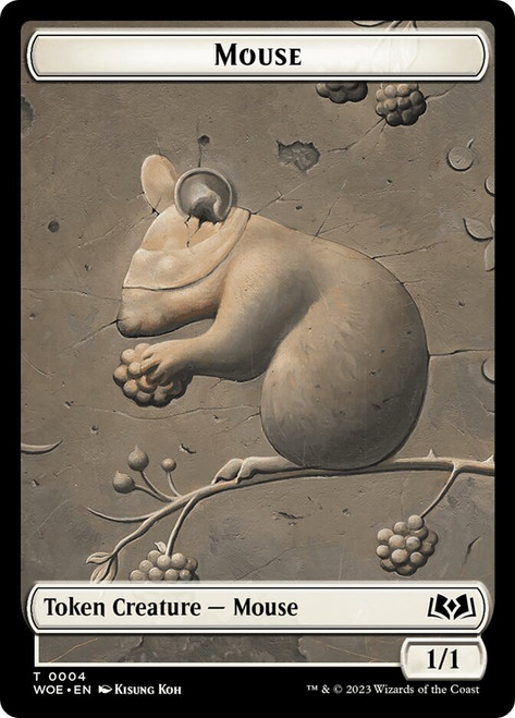 {Mouse Token}\nWilds of Eldraine\nSingle\nMagic The Gathering