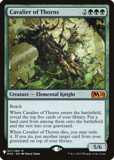 Cavalier of Thorns\nPlaneswalker Symbol Reprints\nSingle\nMagic The Gathering