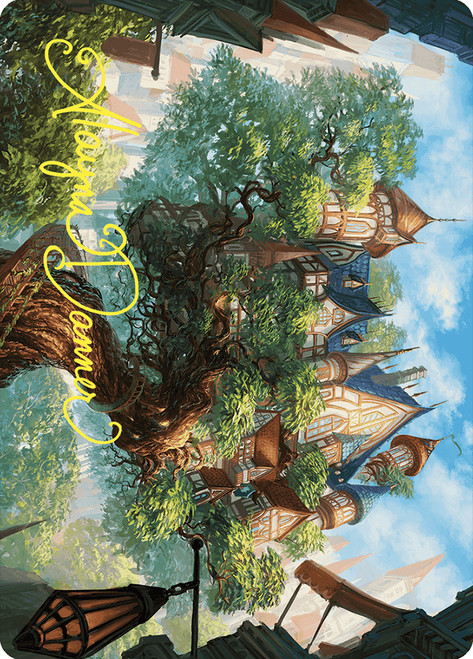 {Edgewall Inn Art Card} (Signed)\nArt Series: Wilds of Eldraine - Variants\nSingle\nMagic The Gathering