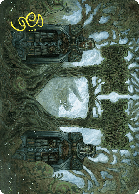 {Court of Garenbrig Art Card} (Signed)\nArt Series: Wilds of Eldraine - Variants\nSingle\nMagic The Gathering