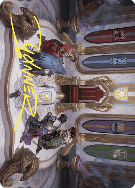 {Throne of Eldraine Art Card} (Signed)\nArt Series: Wilds of Eldraine - Variants\nSingle\nMagic The Gathering