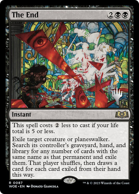 The End (Promo Pack) (Wilds of Eldraine)\nPromo: Planeswalker Stamped\nSingle\nMagic The Gathering