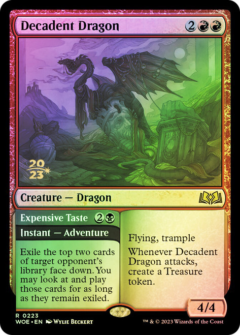 Decadent Dragon // Expensive Taste | Wilds of Eldraine | Star City