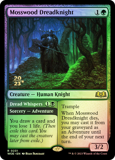 Mosswood Dreadknight // Dread Whispers (Promo Pack) (Wilds of