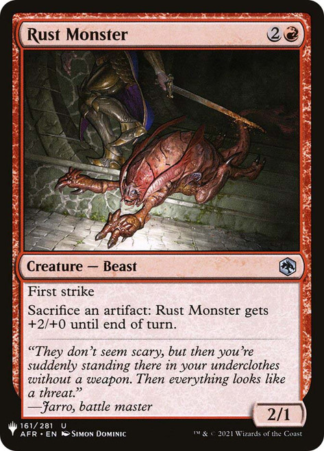 Rust Monster\nPlaneswalker Symbol Reprints\nSingle\nMagic The Gathering