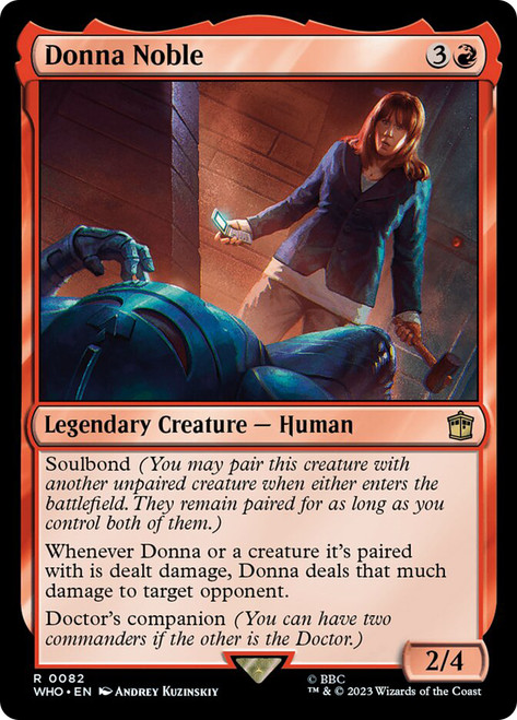Donna Noble\nDoctor Who Commander\nSingle\nMagic The Gathering
